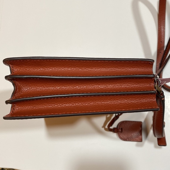 ☀️NWT Kate Spade Eva Leather Crossbody Gold-tone Chestnut Butter Adj Strap Brown - Picture 11 of 16